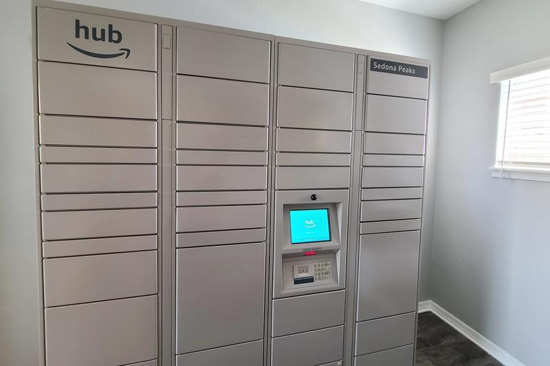 Amazon Hub Package Lockers | Enjoy cnvenient access to packages 24/7 with our Amazon Hub package lockers!