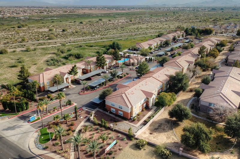Aerial View of Sedona Peaks | Sedona Peaks is in a prime location, surrounded by nature and greenery, but only MINUTES away from the major plazas!