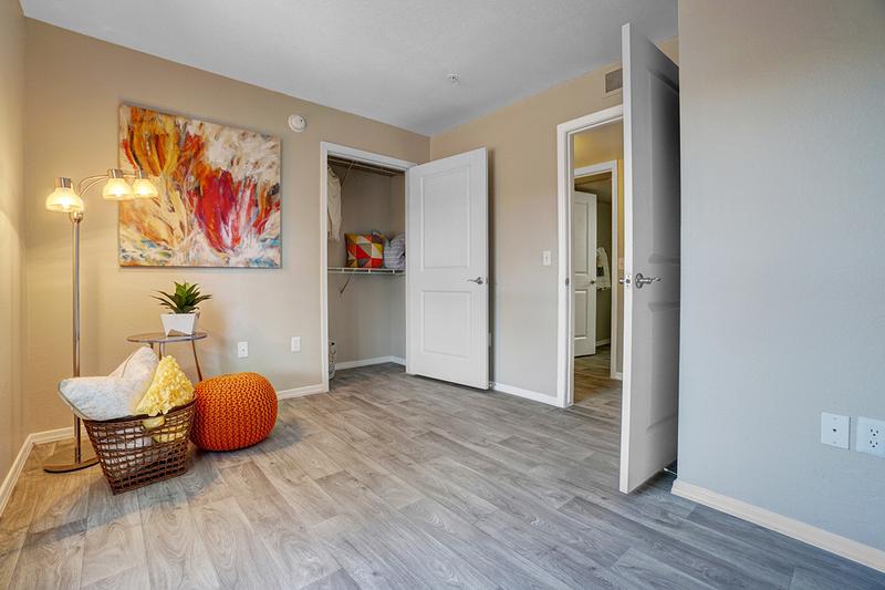 Bedroom | Each guest bedroom boasts plenty of square footage with a closet to match!