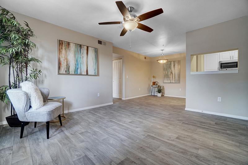 Spacious Open Floor Plans | Enjoy our spacious, open concept living room, open to the kitchen and dining room!