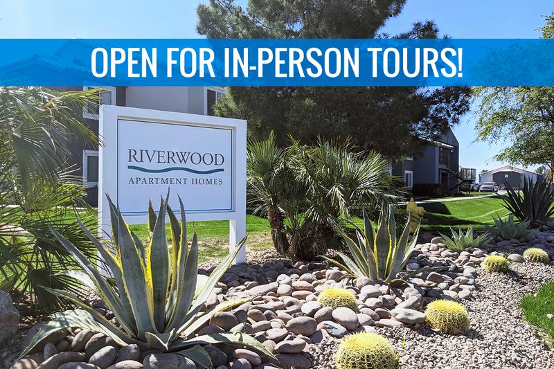 Welcome Home to Riverwood | Welcome home to Buckeye Arizona's best-kept secret, Riverwood Apartment Homes. We are excited to offer in-person tours while following social distancing and we encourage all visitors to wear a face covering.