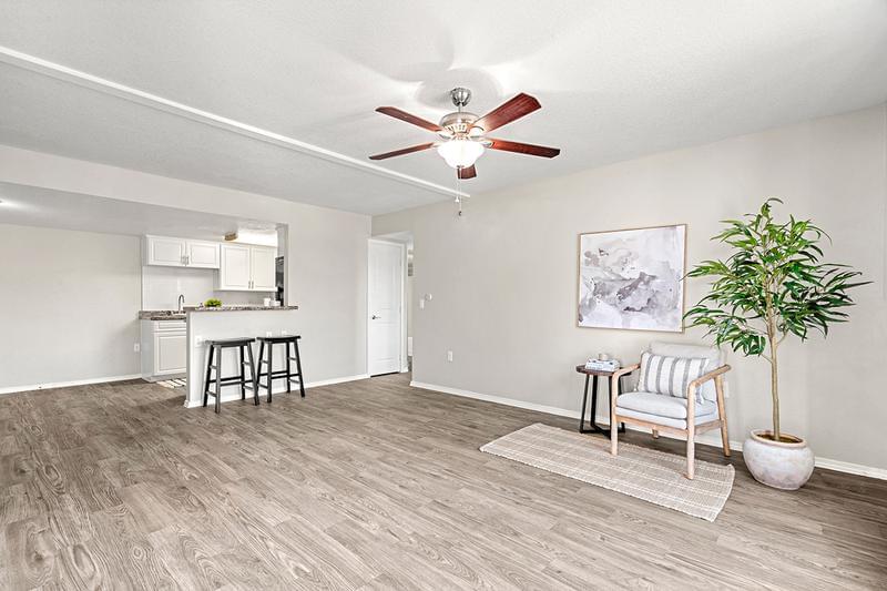 Living Room | Spacious living rooms offering an open floor plan layout.