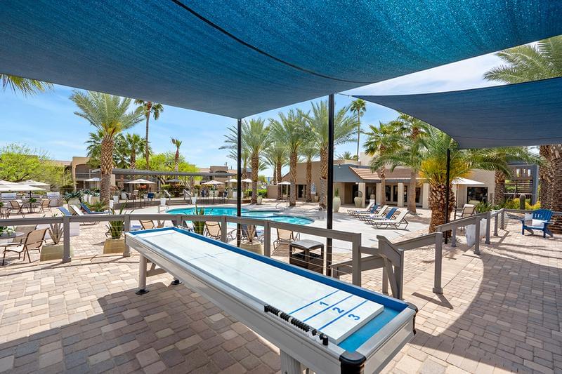 Shuffleboard | Enjoy a game of shuffleboard by the pool.