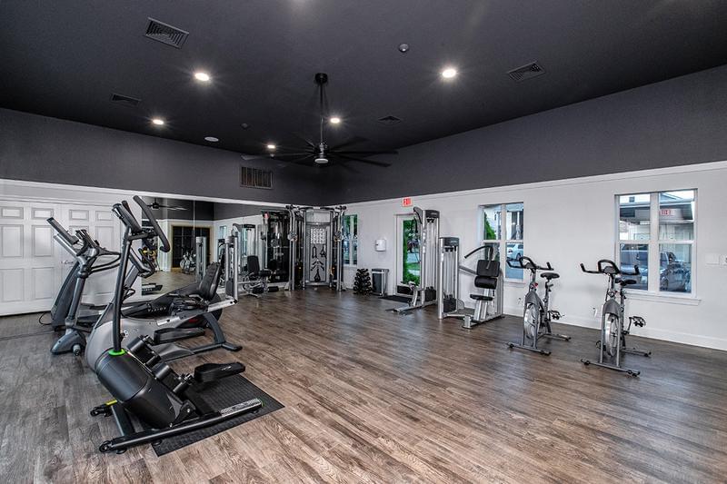 Cardio and Weight Training Equipment | Our fitness center is fully equipped with cardio and weight training equipment so you can get that full body workout.