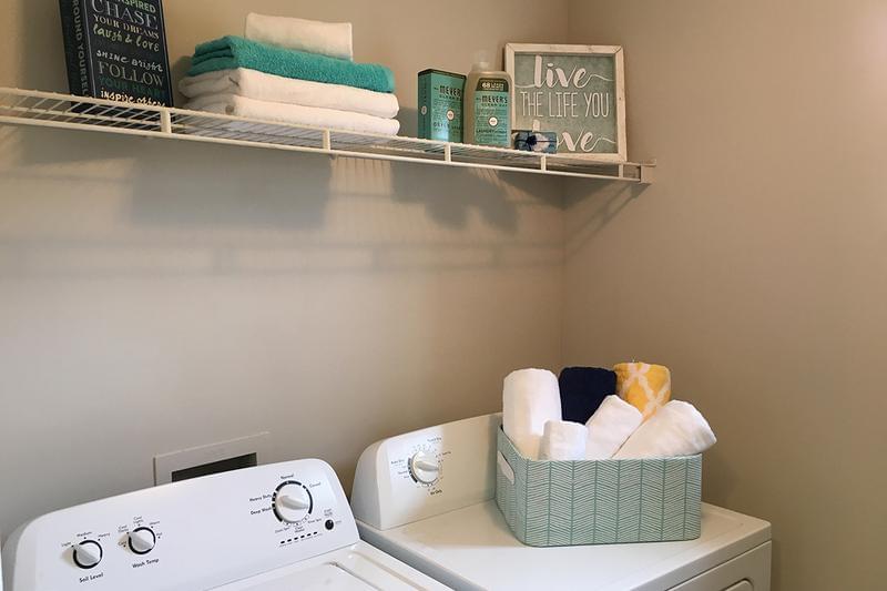 Full Size Washer & Dryer | You'll absolutely love having your very own full-size washer and dryer appliances in your apartment home.