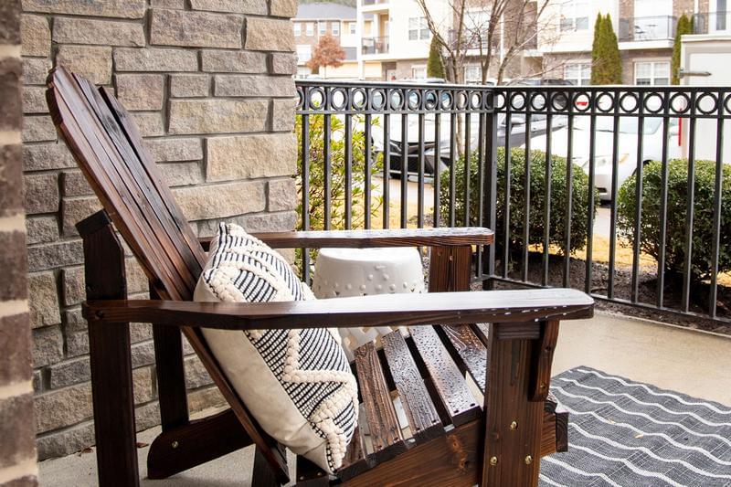 Patio | Enjoy some fresh air from the privacy of your very own patio.
