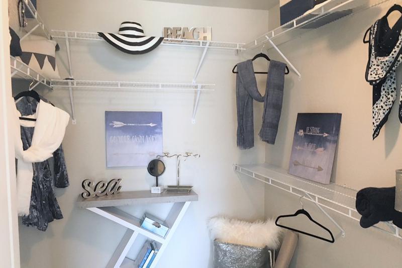 Walk-In Closets | You'll love our spacious walk-in closets with built-in organizers for your convenience.