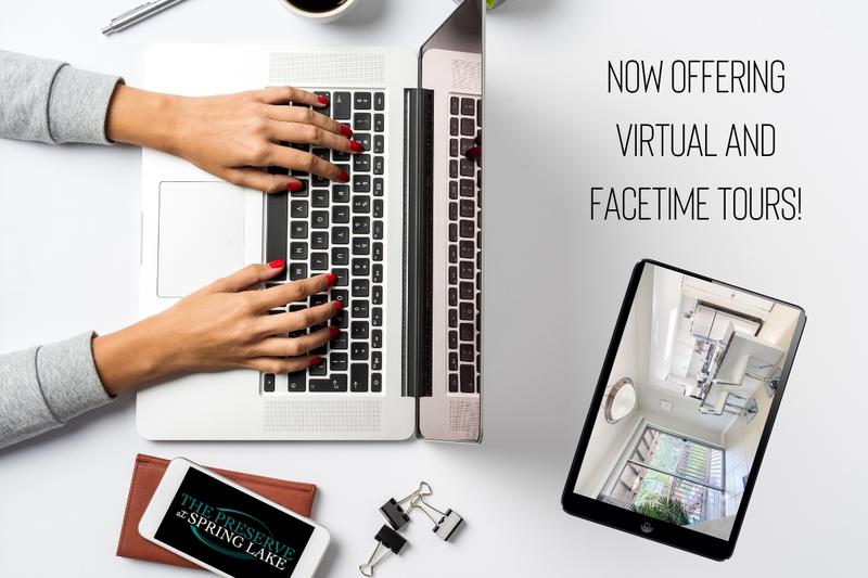 Offering Virtual Tours | Tour our beautiful community from the comfort of your home with our virtual tours. Call us today to schedule one!