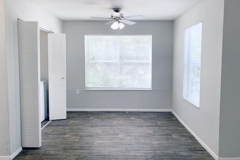 Dining Area | Each floor plan features a solarium, which is a perfect place for a dining room table.