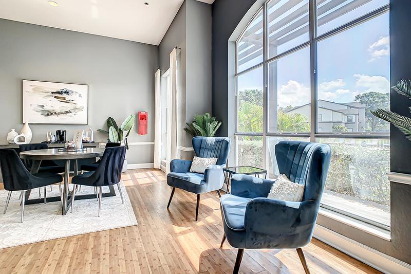 Leasing Office Interior | Come on into our newly renovated leasing office