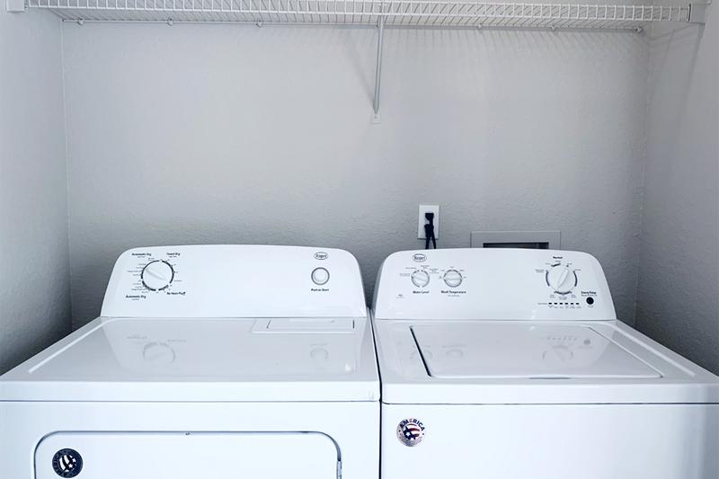 Washer & Dryer Included | Washer and dryer appliances are included within your apartment home.