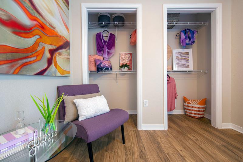 Spacious Closets | You'll love our spacious closets featured in our guest bedrooms.