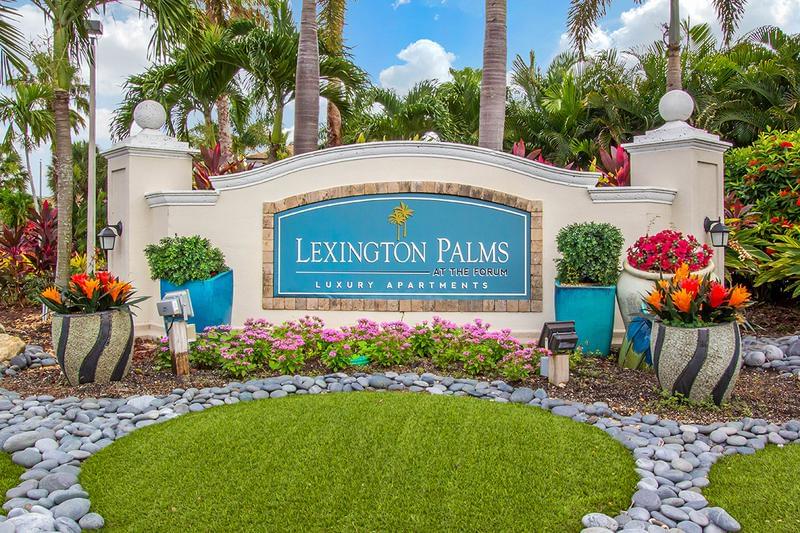 Front Entrance | Welcome home to Lexington Palms at the Forum!