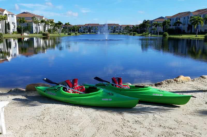 Kayaks | Residents have access to use our kayaks on site. Come on into the leasing office to reserve yours today.