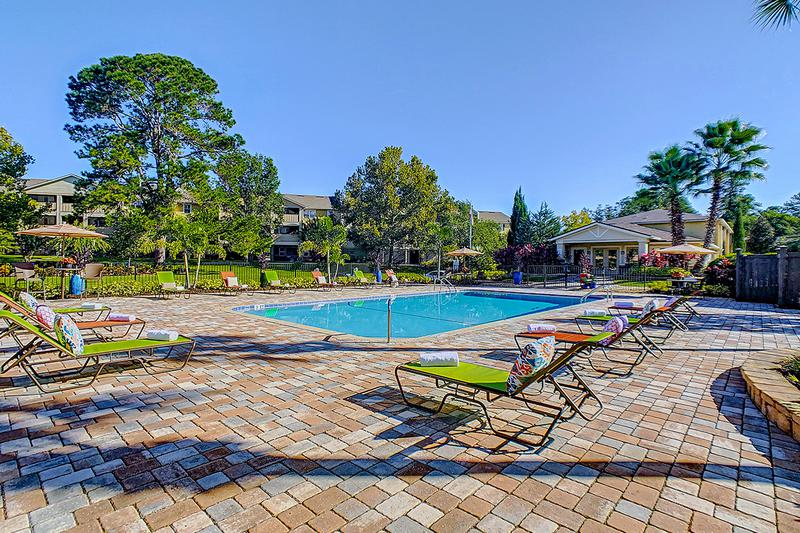 Poolside Loungers | Lay out and soak in the sun from one of our poolside loungers.