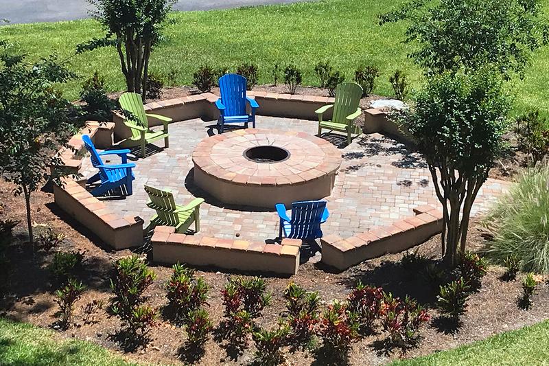 Fire Pit | Warm up on a cold night at our community fire pit.