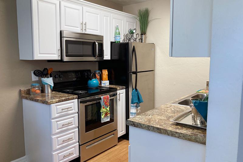 Updated Kitchens | Updated kitchens with stainless steel appliances available!