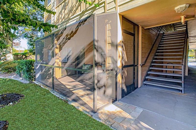 Screened-In Patios | Screened-in patios are also available.