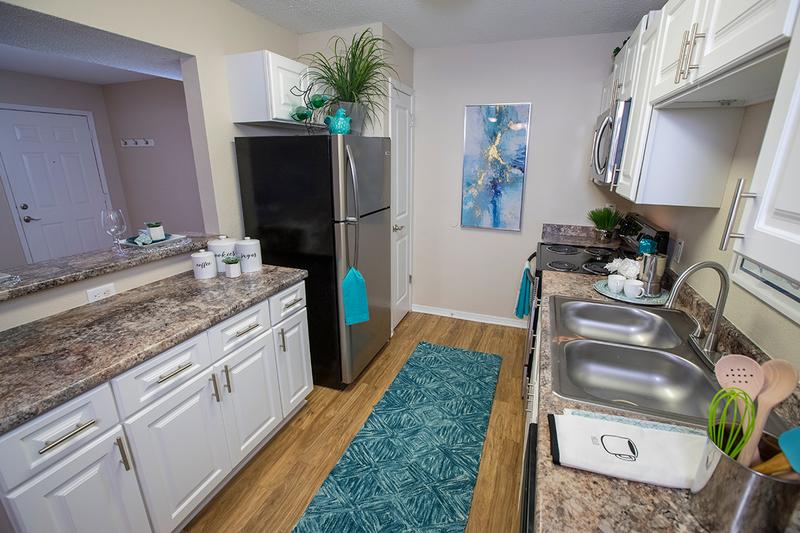 Stainless Steel Appliances | Newly renovated kitchens featuring stainless steel appliances.