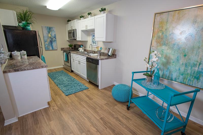 Dining Room | Separate dining area featuring wood-style flooring.