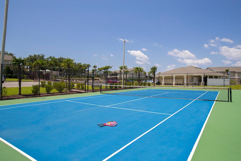 Tennis Court | Play a game on our regulation sized tennis court.