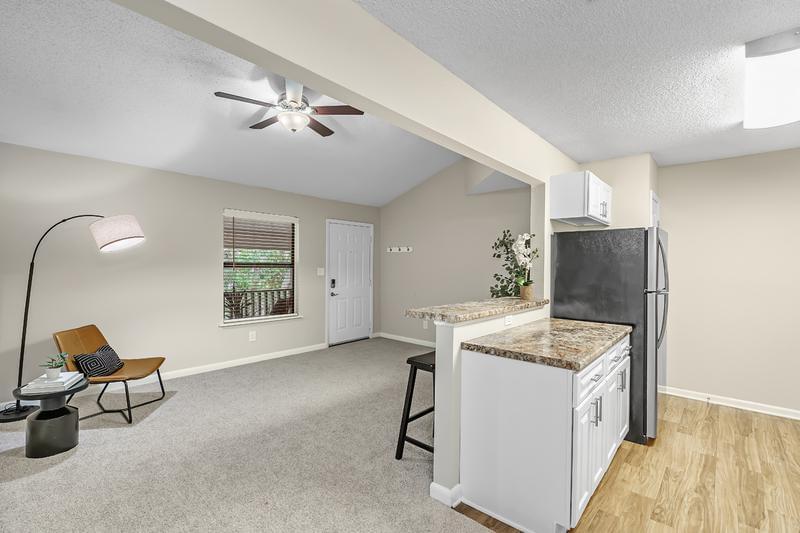 Spacious Open Floor Plans | Our open floor plan layouts allow for easy entertaining with the kitchen overlooking the living and dining areas.