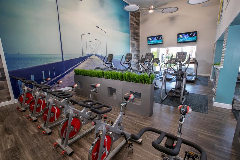 Fitness Center | Our state-of-the-art fitness center is complete with all the cardio and weight training equipment you need.