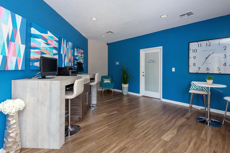 Business Center | Catch up on some work in our resident business center complete with high speed internet and printing!