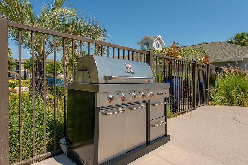 Gas Grill | Grill out by the pool utilizing our gas grill.