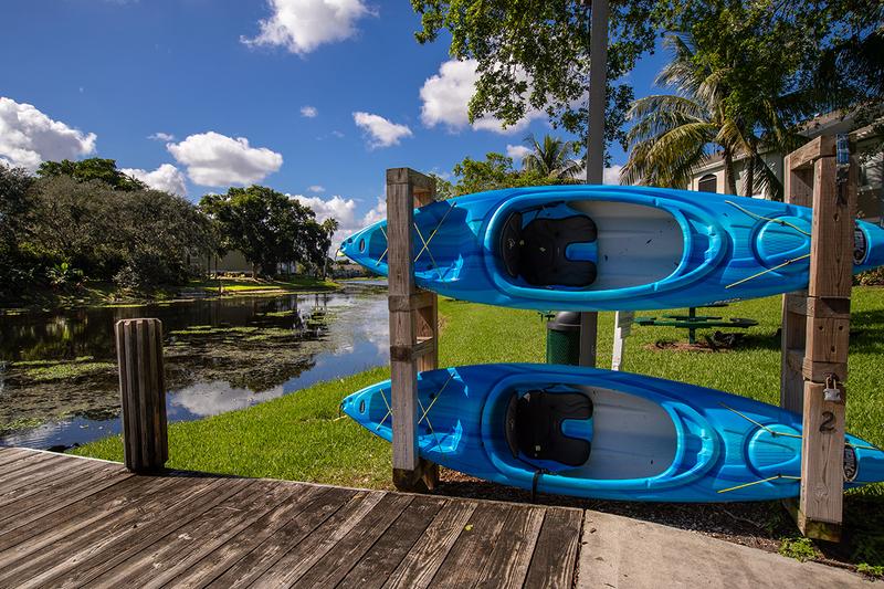 Kayak Rentals | Take out one of our kayaks for a ride through Lake Osborne.