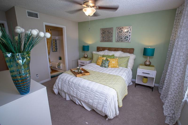 Master Bedrooms | Master Bedroom with en-suite bathroom, amazing walk-in closet and custom shelving!