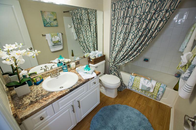 Master Bathroom | Over-sized master bathroom with a walk-in closet and a linen closet inside.