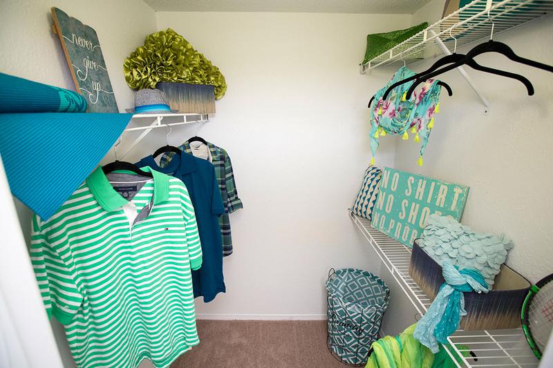 Walk-In Closet | Plenty of space for all of your clothes and more!