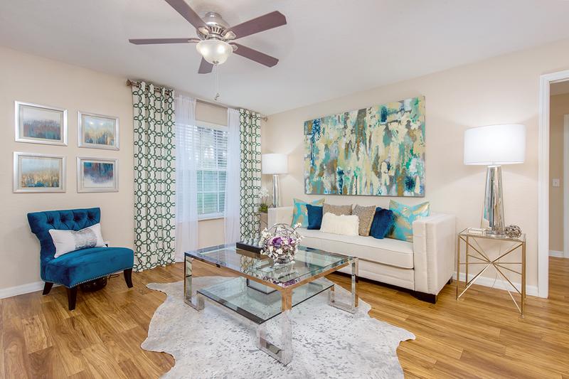 Living Room | Your spacious living room is the perfect place to entertain company or just relax after a long day.