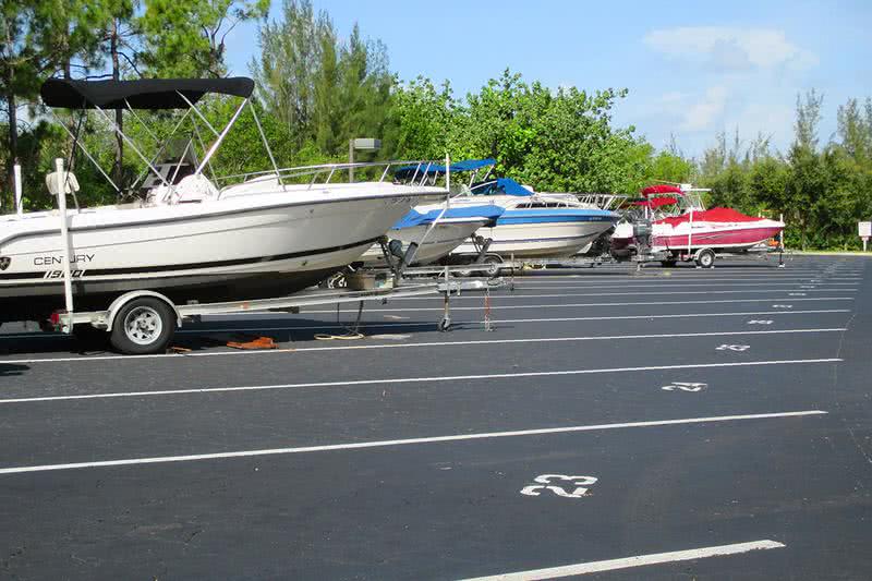 Boat Parking | Reserved boat parking is available. We also feature a boat ramp with access to the Gordon River.