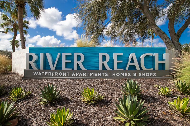 River Reach Shops & Restaurants | River Reach apartment homes is walking distance from the River Reach shops and restaurants making shopping convenient for our residents!