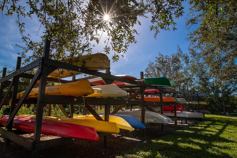 Kayak Storage | Kayak storage is available.