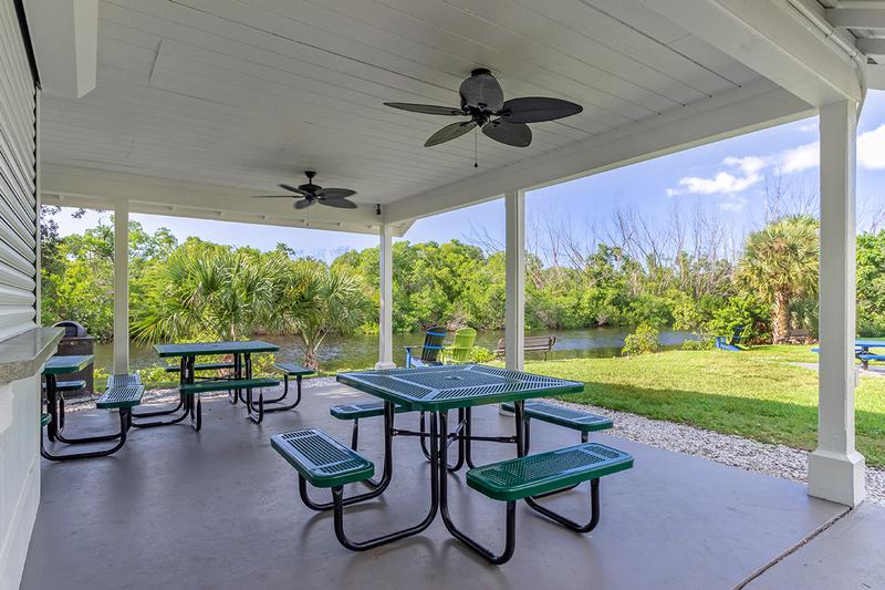 Picnic Pavilion | Enjoy a picnic while taking in the beautiful Florida scenery. Or, host your next party here!