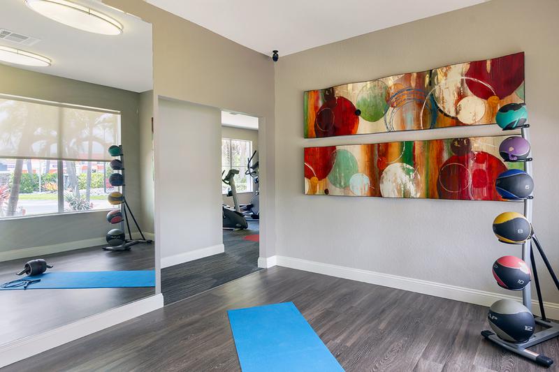 Yoga Center | Our Fitness Center also includes a yoga center.