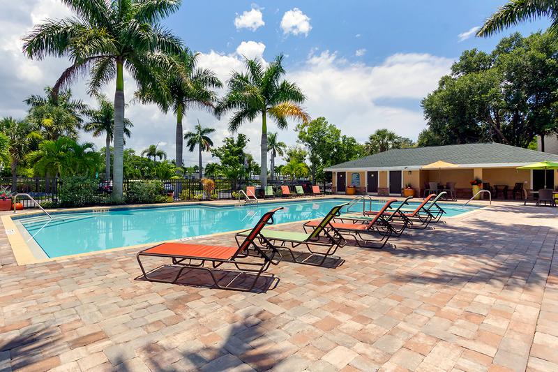 Resort-Style Pool with Wi-Fi | Our resort-style pool offers residents free Wi-Fi, inviting cabanas and gas grills. We are excited to offer in-person tours while following social distancing and we encourage all visitors to wear a face covering.