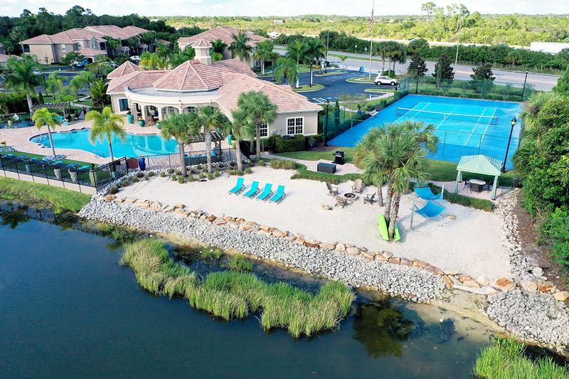 Lakeside Living | When you make Lakes of Tuscana your home, you can enjoy beautiful lakeside living.