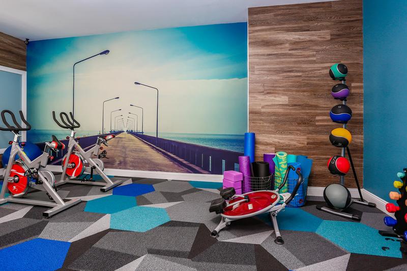 Cycling Bikes | Our fitness center also features cycling bikes as well.