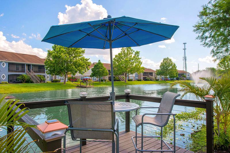 Docks | Sit on one of the lakeside docks and enjoy the beautiful views.