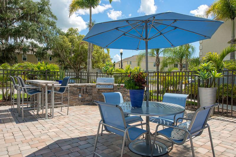 Picnic Area | Have a cook out at our poolside picnic area.