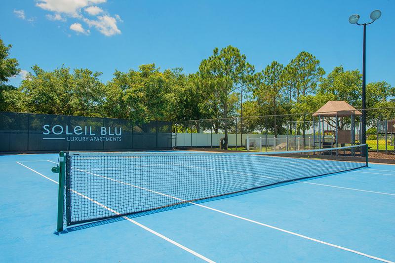 Tennis Court | Play a game on our tennis court.