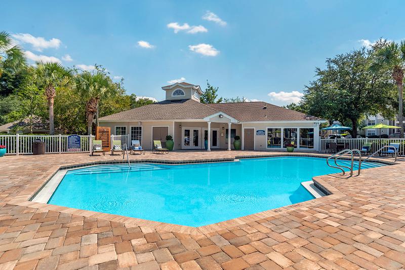Sparkling Swimming Pool | Come on down to the pool after a long day.