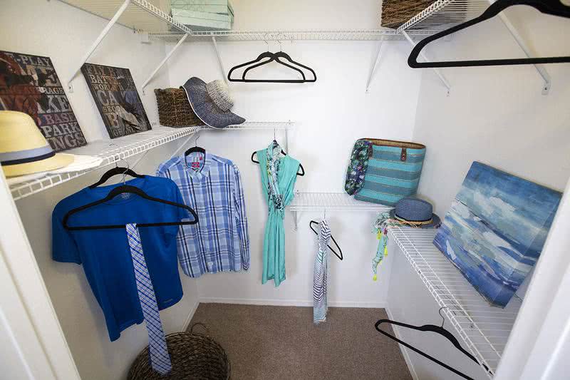Walk-In Closet | You'll enjoy your walk-in closet complete with built-in organizers.