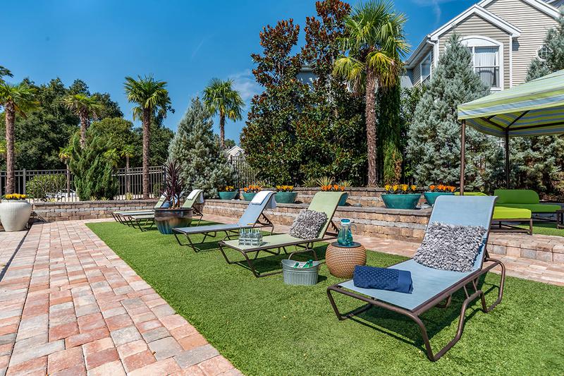 Poolside Loungers | Relax in one of our poolside loungers or cabanas located around the pool area.