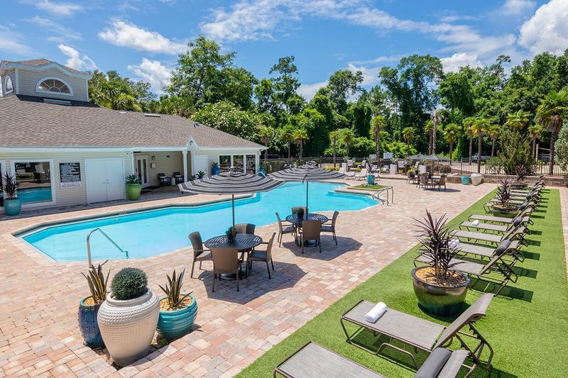Expansive Sundeck | Our expansive sundeck offers plenty of seating options so you can be a comfort while soaking in the sun.