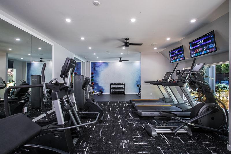 Fitness Center | Get ready to sweat in our resident Fitness Center featuring all the weight training and cardio equipment you could ever need.